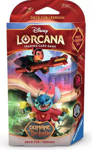 Disney Lorcana: Domäne von Dschafar - Rubin und Stahl Deck