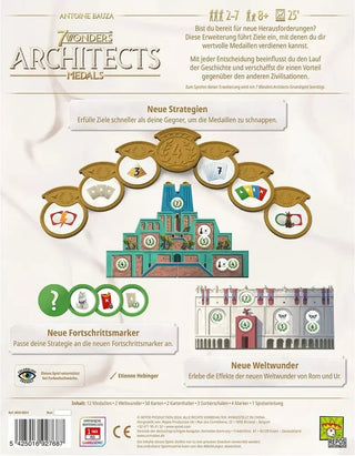 7 Wonders Architects - Medals (Erweiterung) - Toki