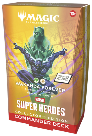 Marvel Super Heroes Wakanda Forever Commander Deck Collector's Edition (English)