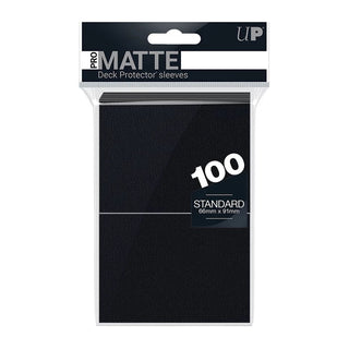 Black PRO - Matte Deck Protector Standard (100) - Toki