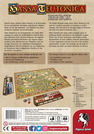 Hansa Teutonica Big Box - Toki