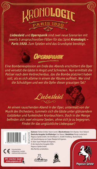 Kronologic - Paris 1920: Liebesleid & Opernpanik (Erweiterung) - Toki