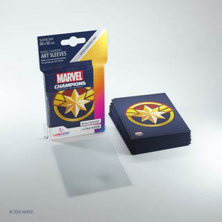 Marvel Champions Art Sleeves – Captain Marvel - Toki
