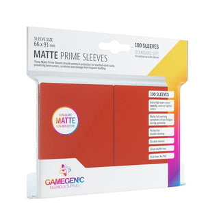 Matte Prime Sleeves Red - Toki