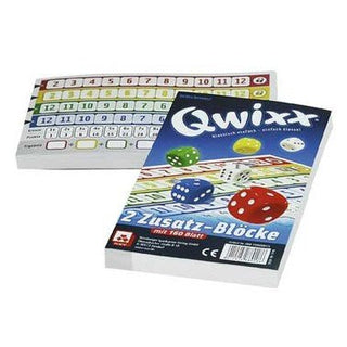 Qwixx – Das Original Ersatzblöcke (2 Stück) - Toki