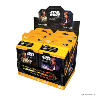 Star Wars Unlimited - Umschalten auf Lichtgeschwindigkeit / (Spotlight - Deck - Display) - Toki