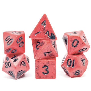 Würfelset Antique: Red (7) - Toki