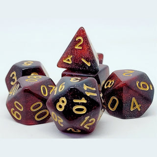 Würfelset Confetti: Red Galaxy (7) - Toki