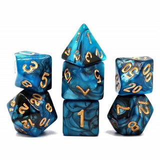Würfelset Racing: Blueberry/Black (7) - Toki